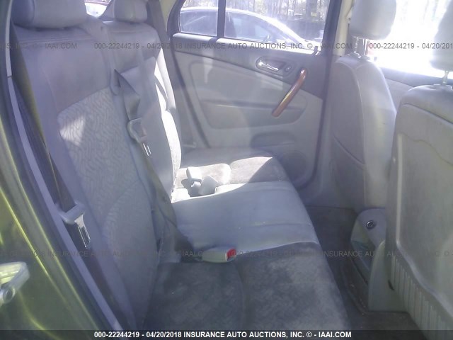 5GZCZ63446S840329 - 2006 SATURN VUE BLACK photo 8