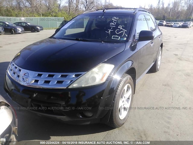 JN8AZ08W93W232668 - 2003 NISSAN MURANO SL/SE BLACK photo 6