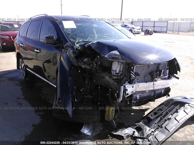 5N1AR2MN9FC630498 - 2015 NISSAN PATHFINDER S/SV/SL/PLATINUM 黑色 照片 6