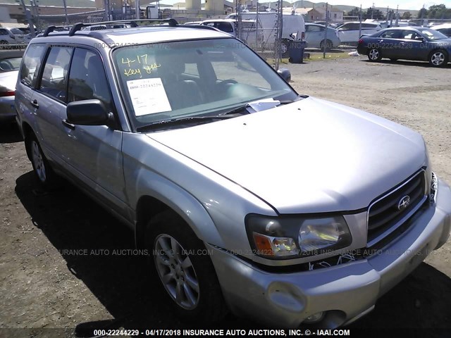 JF1SG65695H705186 - 2005 SUBARU FORESTER 2.5XS ვერცხლისფერი ფოტო 1