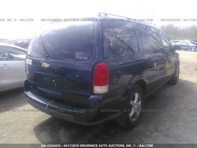 1GNDV23L95D236190 - 2005 CHEVROLET UPLANDER LS 蓝色 照片 4