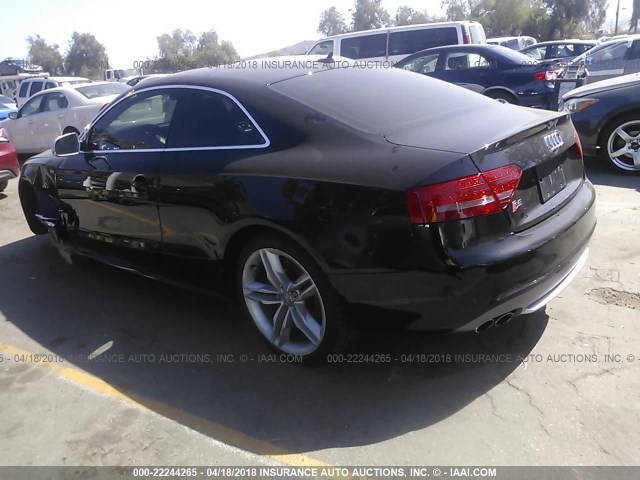 WAUVVAFR9AA004799 - 2010 AUDI S5 PRESTIGE BLACK photo 3