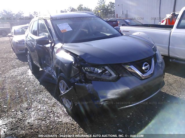 JN8AT2MTXGW014334 - 2016 NISSAN ROGUE S/SL/SV GRAY photo 1