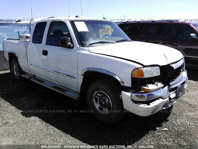 1GTEK19T44E256606 - 2004 GMC NEW SIERRA K1500 WHITE photo 1