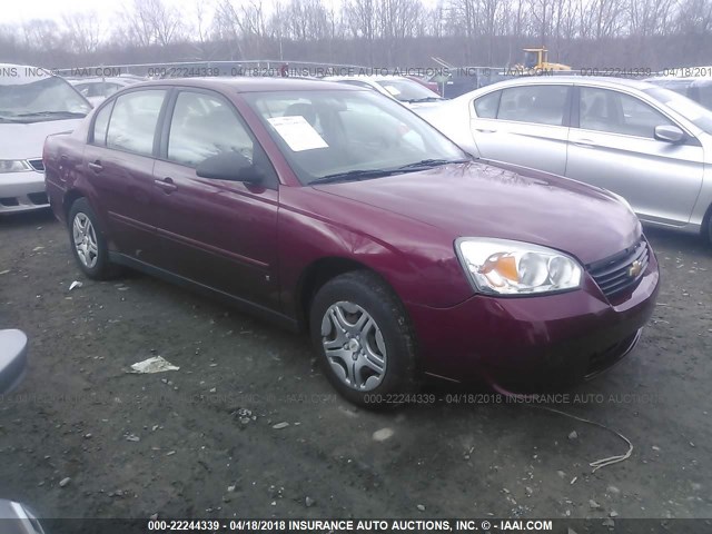 1G1ZS51F46F107486 - 2006 CHEVROLET MALIBU LS 红色 照片 1