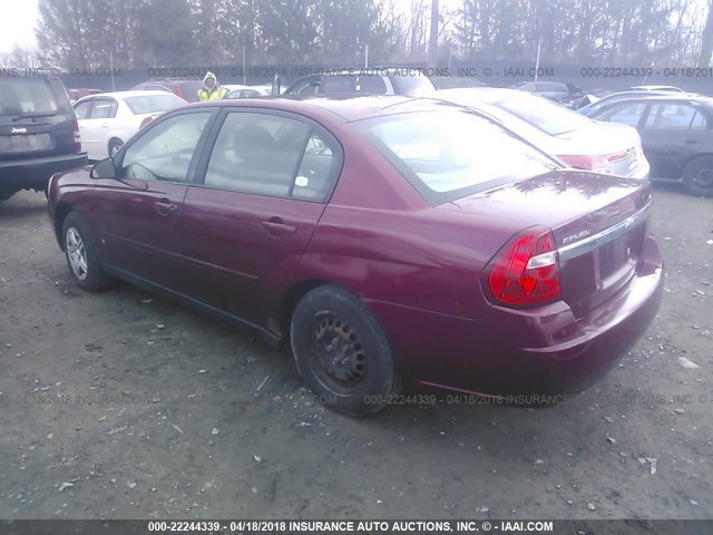 1G1ZS51F46F107486 - 2006 CHEVROLET MALIBU LS 红色 照片 3