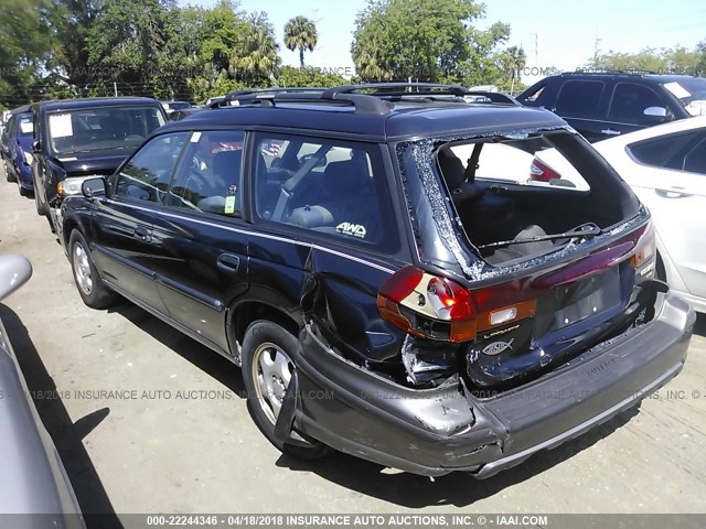 4S3BG6855V7637164 - 1997 SUBARU LEGACY OUTBACK/LIMITED BLUE photo 3