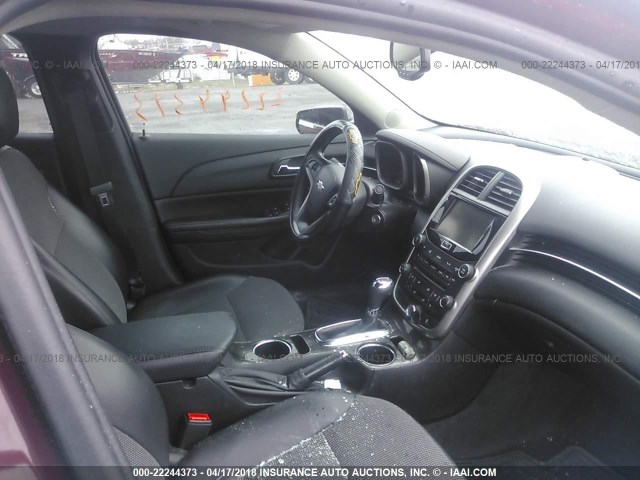 1G11C5SL1FF211433 - 2015 CHEVROLET MALIBU 1LT 勃艮第红 照片 5