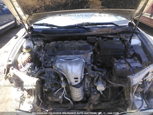 4T1BF3EKXBU641134 - 2011 TOYOTA CAMRY SE/LE/XLE GOLD photo 10