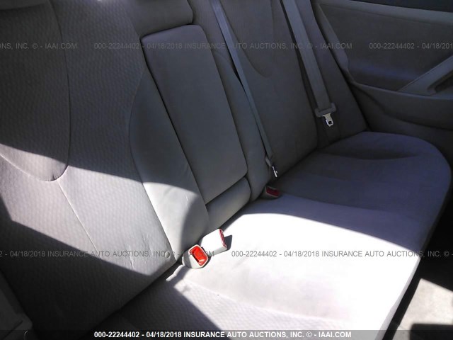 4T1BF3EKXAU083400 - 2010 TOYOTA CAMRY SE/LE/XLE BLACK photo 8