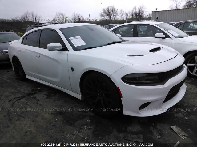 2C3CDXL9XGH237139 - 2016 DODGE CHARGER SRT HELLCAT WHITE photo 1