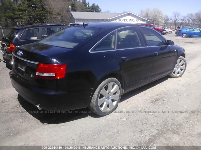 WAUDV74F67N087469 - 2007 AUDI A6 4.2 QUATTRO BLACK photo 4