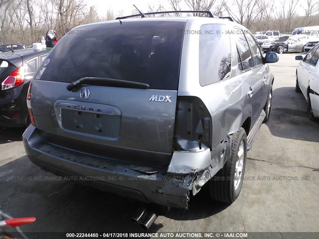 2HNYD18631H534199 - 2001 ACURA MDX TOURING GRAY photo 4