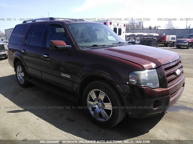 1FMFU20537LA05543 - 2007 FORD EXPEDITION LIMITED ORANGE photo 1