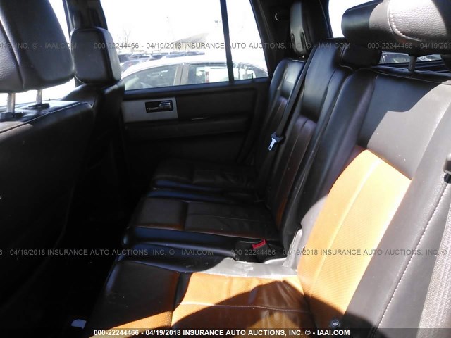 1FMFU20537LA05543 - 2007 FORD EXPEDITION LIMITED ORANGE photo 8