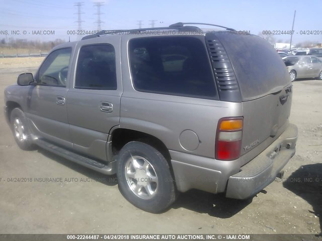 1GKEK63U32J312591 - 2002 GMC DENALI Pewter photo 3