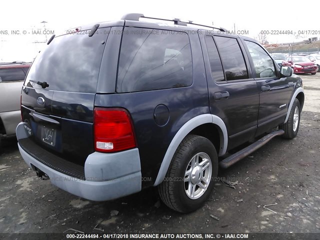 1FMZU72E32ZA40564 - 2002 FORD EXPLORER XLS BLUE photo 4