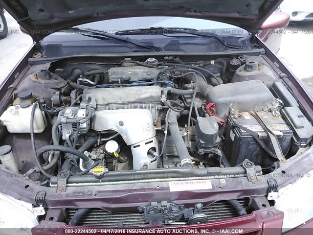 4T1BG22K5XU613485 - 1999 TOYOTA CAMRY CE/LE/XLE RED photo 10