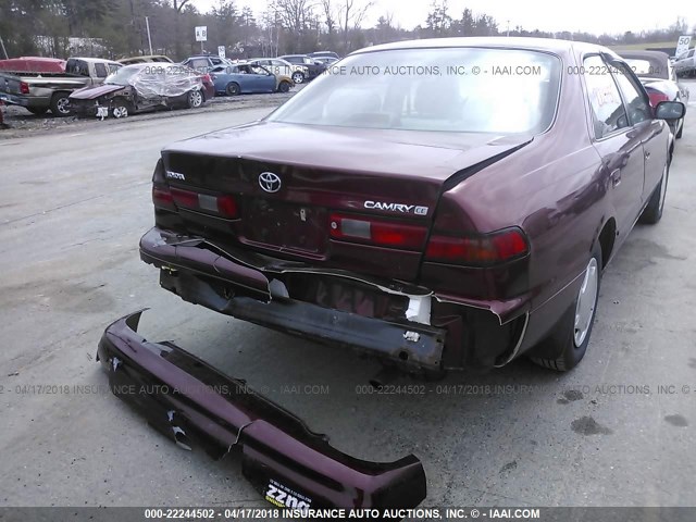 4T1BG22K5XU613485 - 1999 TOYOTA CAMRY CE/LE/XLE RED photo 4