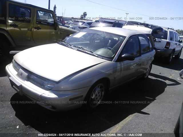 1G8ZK8279VZ297308 - 1997 SATURN SW2 GOLD photo 2