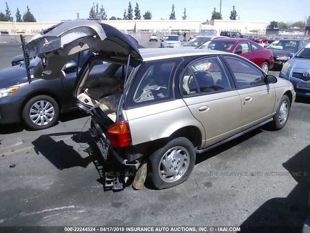 1G8ZK8279VZ297308 - 1997 SATURN SW2 GOLD photo 4