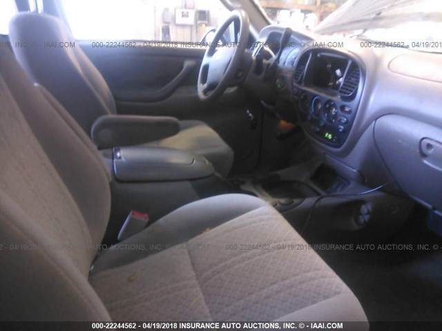 5TBDT44146S542302 - 2006 TOYOTA TUNDRA DOUBLE CAB SR5 BLACK photo 5