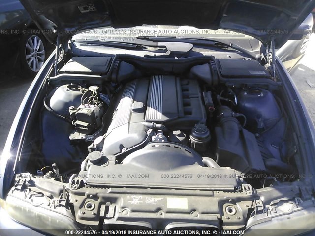 WBADT63411CF12568 - 2001 BMW 530 I AUTOMATIC BLUE photo 10