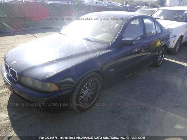WBADT63411CF12568 - 2001 BMW 530 I AUTOMATIC BLUE photo 2