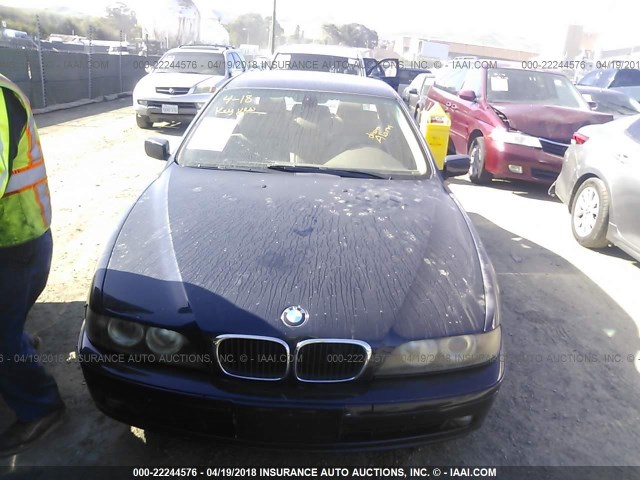 WBADT63411CF12568 - 2001 BMW 530 I AUTOMATIC BLUE photo 6