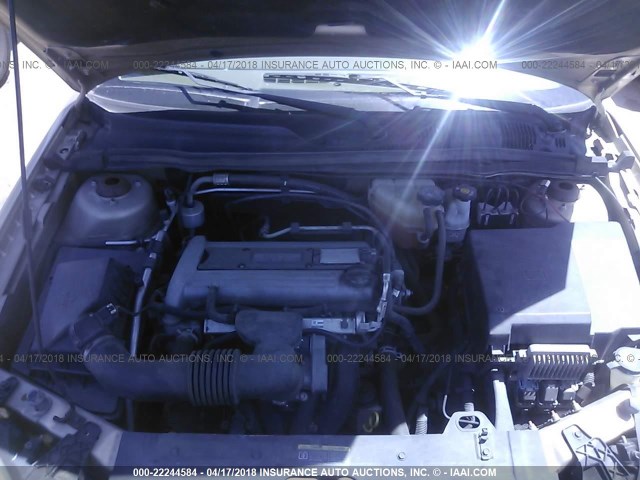1G1ZS51F06F148150 - 2006 CHEVROLET MALIBU LS 金色 照片 10