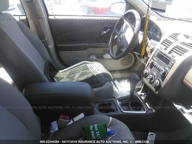 1G1ZS51F06F148150 - 2006 CHEVROLET MALIBU LS 金色 照片 5