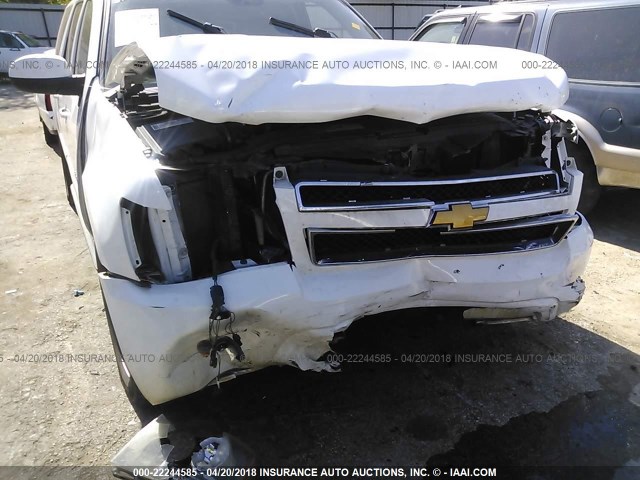 3GNFC16J28G223873 - 2008 CHEVROLET SUBURBAN C1500  LS WHITE photo 6