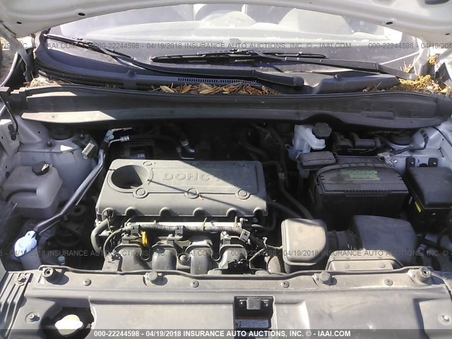 KM8JU3AC7AU017936 - 2010 HYUNDAI TUCSON GLS/LIMITED 银色 照片 10