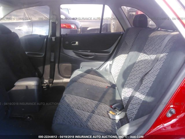 JM1BJ245621469209 - 2002 MAZDA PROTEGE PR5 红色 照片 8