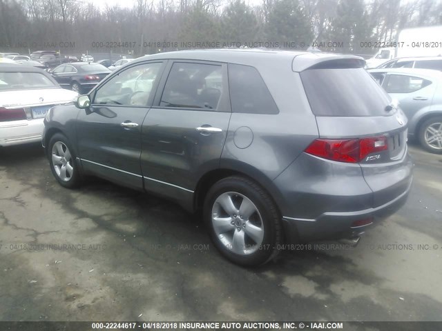 5J8TB182X9A004083 - 2009 ACURA RDX GRAY photo 3