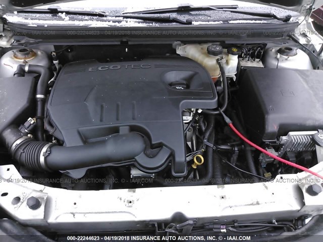 1G1ZA5E14BF202531 - 2011 CHEVROLET MALIBU LS 银色 照片 10