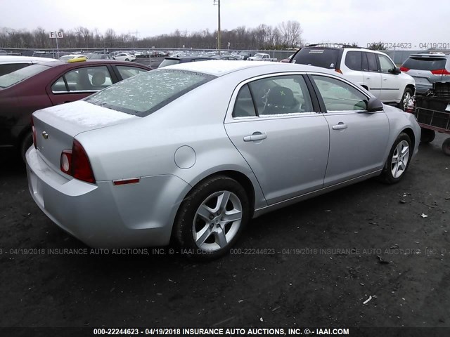 1G1ZA5E14BF202531 - 2011 CHEVROLET MALIBU LS 银色 照片 4