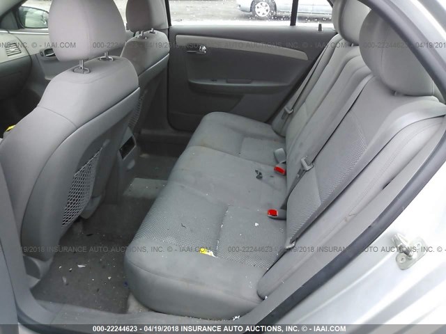 1G1ZA5E14BF202531 - 2011 CHEVROLET MALIBU LS 银色 照片 8