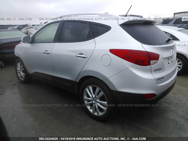 KM8JU3AC2DU572278 - 2013 HYUNDAI TUCSON GLS/LIMITED SILVER photo 3