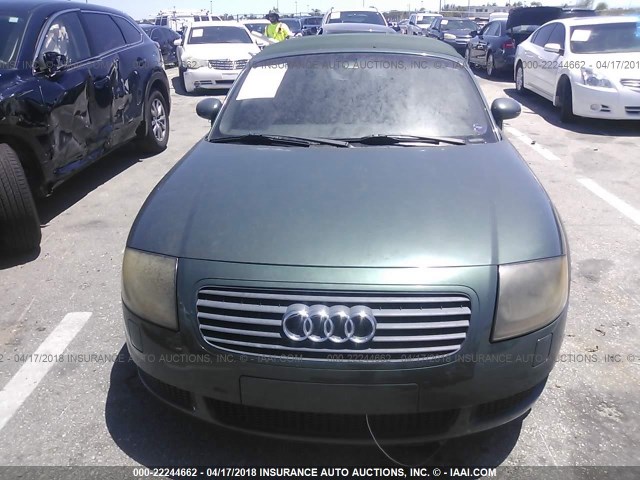 TRUTC28N711000322 - 2001 AUDI TT GREEN photo 6