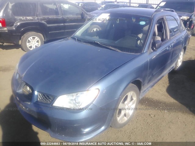 JF1GG61647G802039 - 2007 SUBARU IMPREZA 2.5I BLUE photo 2