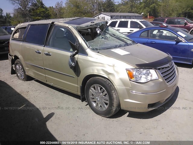 2A4RR7DXXAR391236 - 2010 CHRYSLER TOWN & COUNTRY LIMITED GOLD photo 1