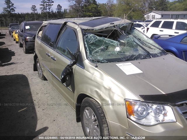 2A4RR7DXXAR391236 - 2010 CHRYSLER TOWN & COUNTRY LIMITED GOLD photo 6