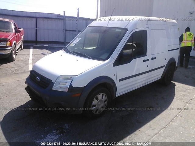 NM0LS7AN0DT154395 - 2013 FORD TRANSIT CONNECT  WHITE photo 2