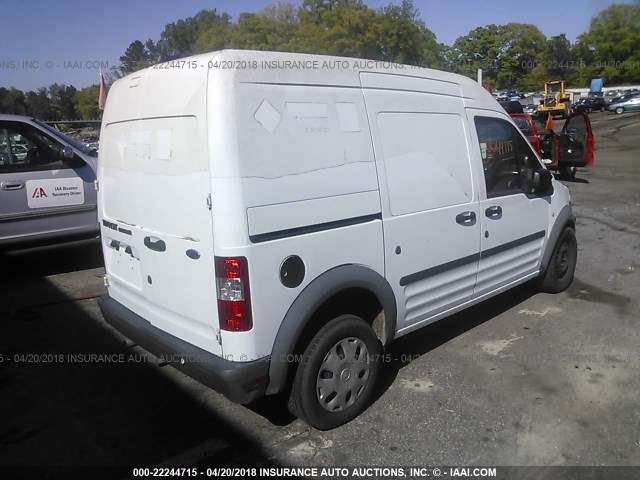 NM0LS7AN0DT154395 - 2013 FORD TRANSIT CONNECT  WHITE photo 4