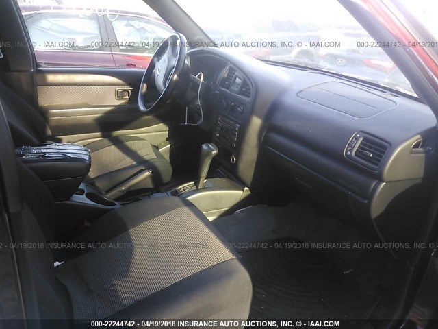 JN8DR09X12W656588 - 2002 NISSAN PATHFINDER LE/SE BURGUNDY photo 5