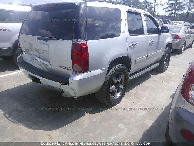 1GKS1CE01DR297530 - 2013 GMC YUKON SLT SILVER photo 4