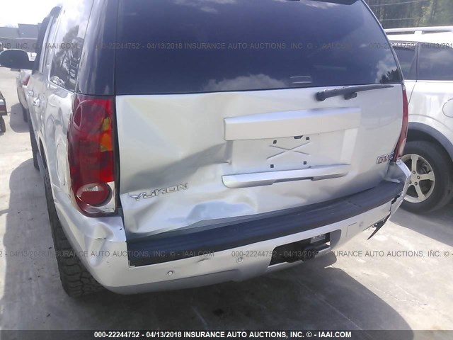 1GKS1CE01DR297530 - 2013 GMC YUKON SLT SILVER photo 6