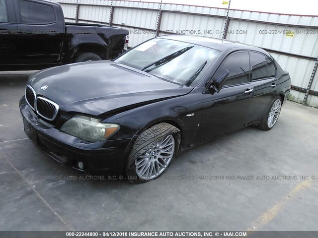 WBAHL83528DT11513 - 2008 BMW 750 I BLACK photo 2