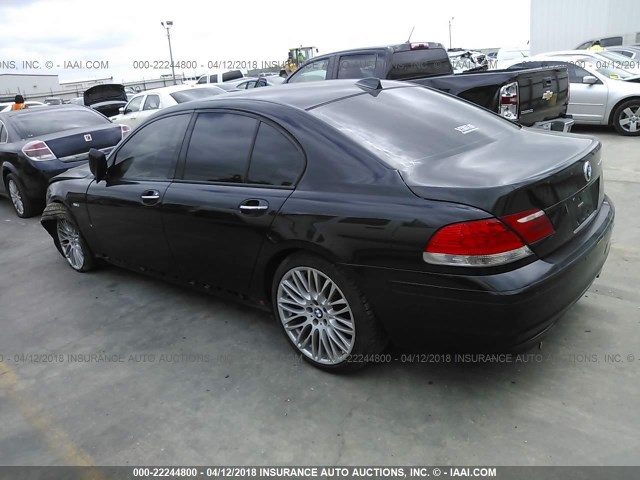 WBAHL83528DT11513 - 2008 BMW 750 I BLACK photo 3